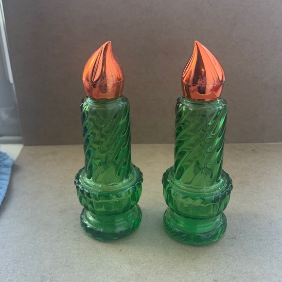 Christmas candle vintage avon perfume bottles -EMPTY- - Picture 1 of 4